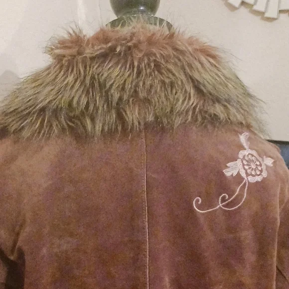 Vintage Spiegel Suede Coat